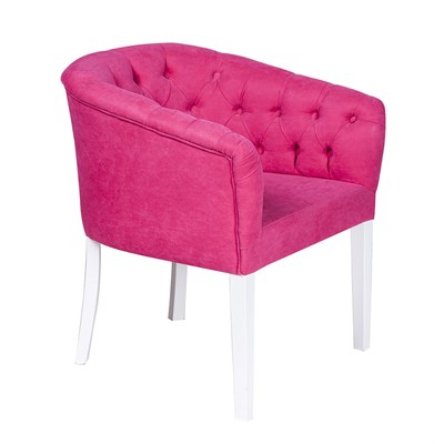 3A Mobilya Full Capitone Pink Berjer - Fuşya