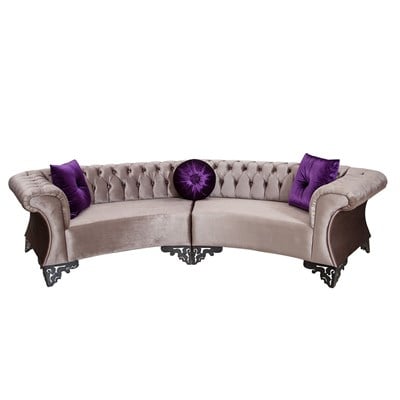 3A Mobilya Excellence Modern Chesterfield Antrisit Gri