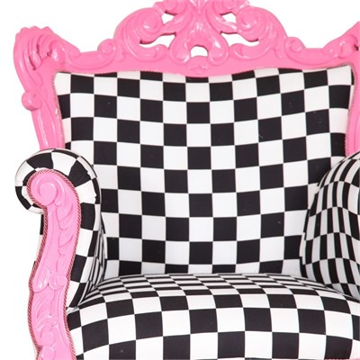 3A Mobilya Pink Damask Berjer