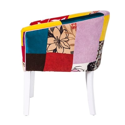 3A Mobilya Patchwork Oval Berjer