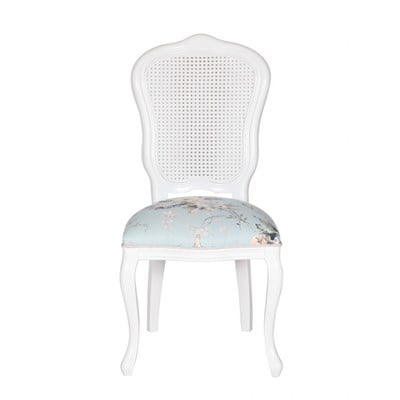 3A Mobilya Hasır Flower Oymalı Sandalye