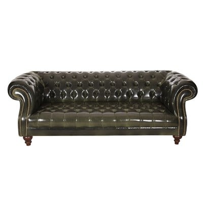 3A Mobilya English Green Chesterfield