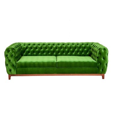 3A Mobilya Be Green Modern İtalyan Design Chesterfield Zümrüt Yeşili