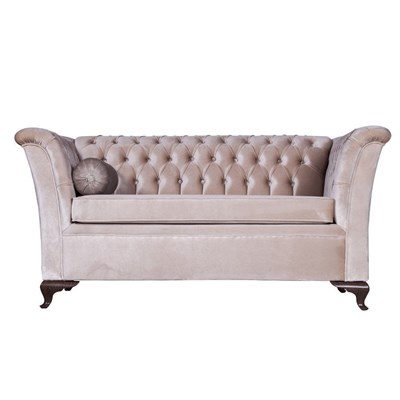 3A Mobilya İkili Turkuaz Chesterfield-Vizon