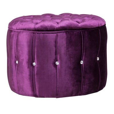 3A Mobilya Kapitone Yuvarlak Puf - 85 cm