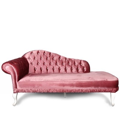 3A Mobilya Josephine Daybed Koltuk Pudra Pembe