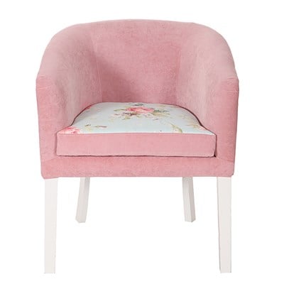 3A Mobilya Pink Word Oval Berjer