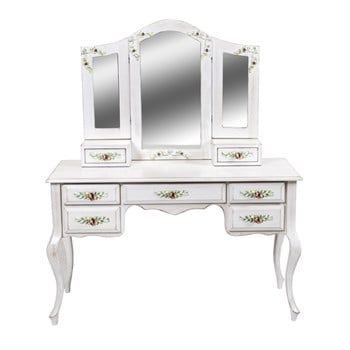 3A Mobilya Royal Makyaj Masası - Beyaz