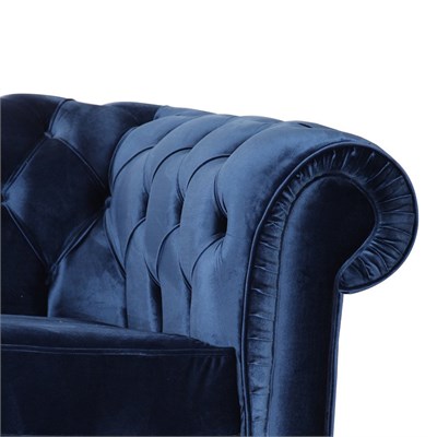 3A Mobilya Dark Blue Chesterfield