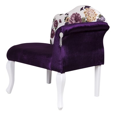 3A Mobilya Salkım Hanım Sağ Kol Mor Josephine