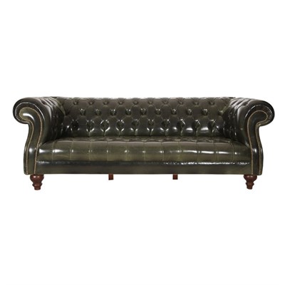 3A Mobilya English Green Chesterfield