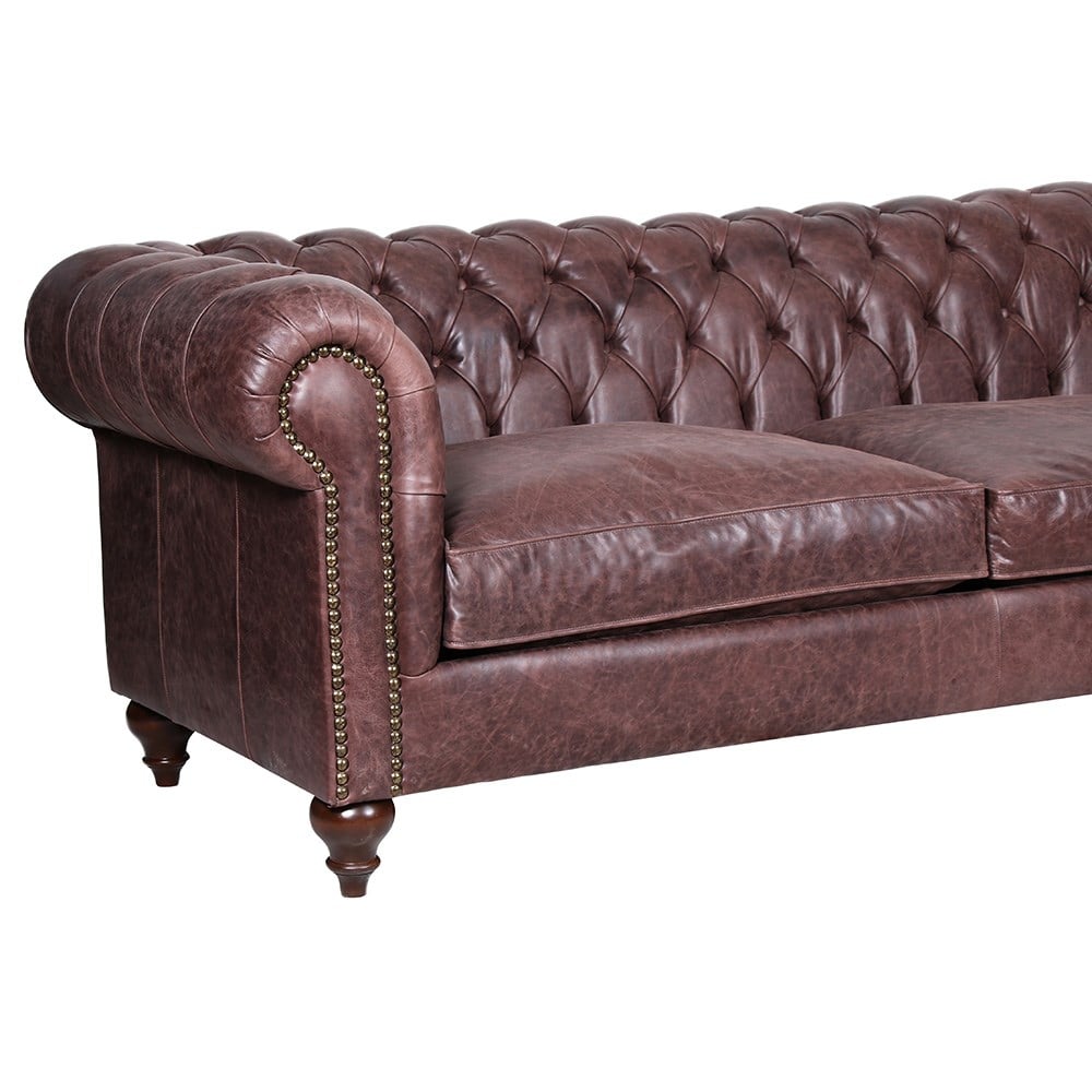 3A Mobilya Hakiki Deri Leicester Chesterfield