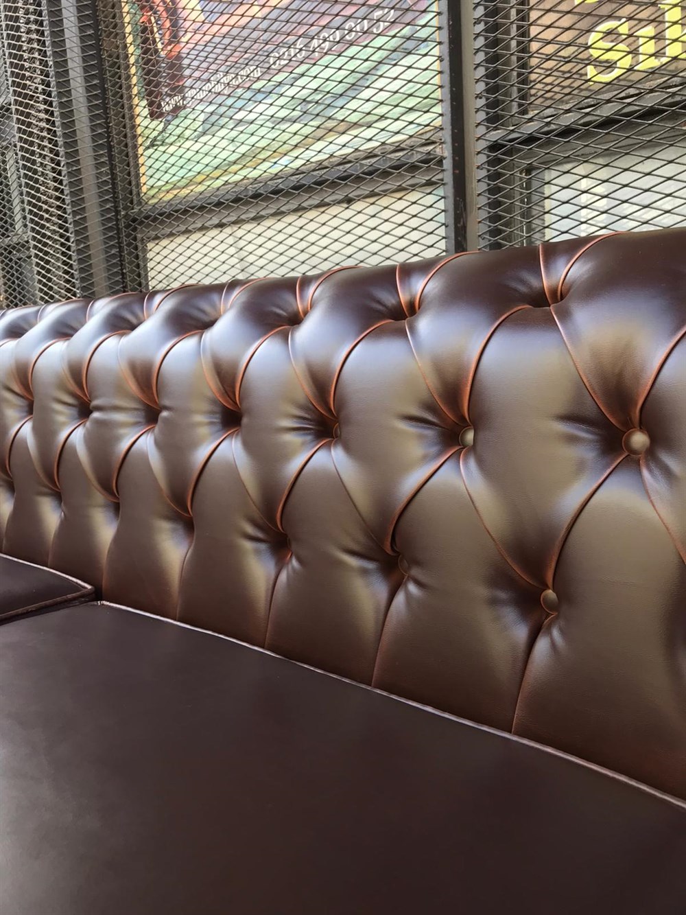 3 MOBİLYA  BİTTER BROWN CHESTER L KANEPE 