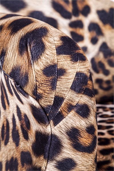 3A Mobilya Leopar Tekli Josephine Sol Kollu