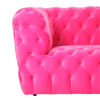 3A Mobilya Pink Baxter Chesterfield - Şeker Pembesi