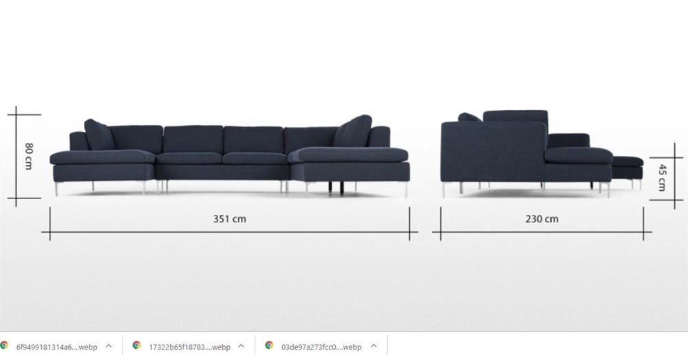 3A ANTHRACİTE L KANEPE