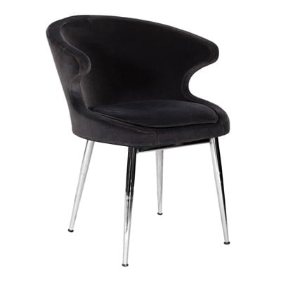 3A BLACK NİKEL SANDALYE