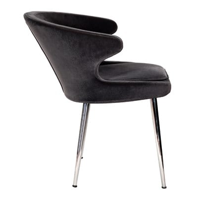 3A BLACK NİKEL SANDALYE