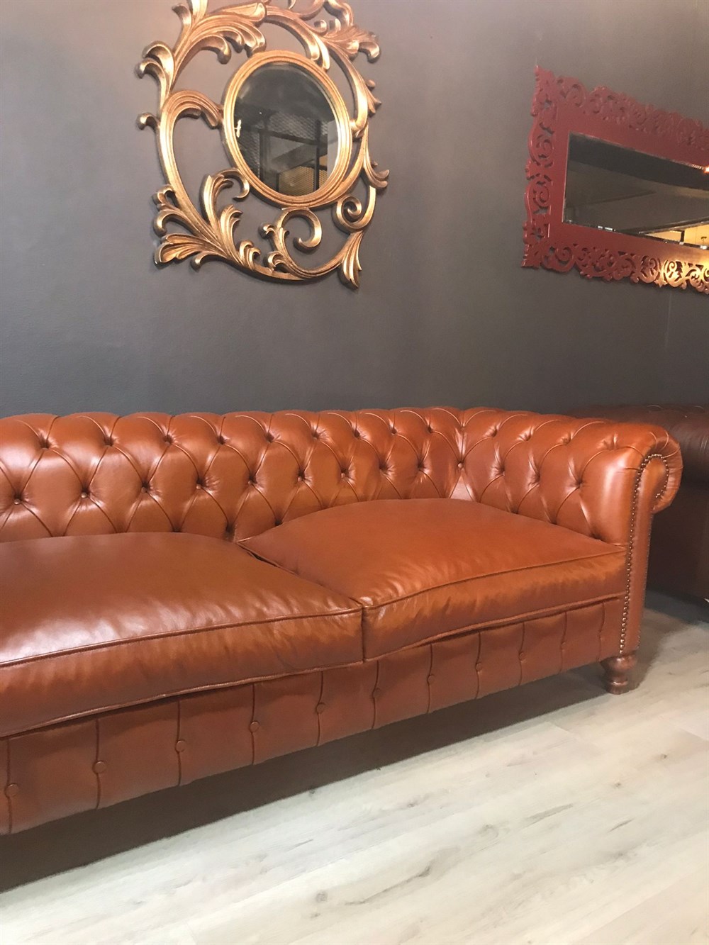 3A HAKİKİ DERİ LEİCESTER CHESTERFİELD