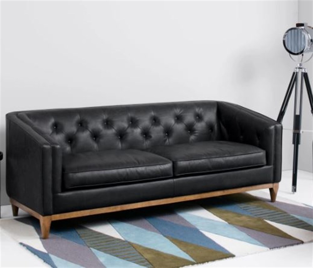 3A LANCHESTER HAKİKİ DERİ KANEPE