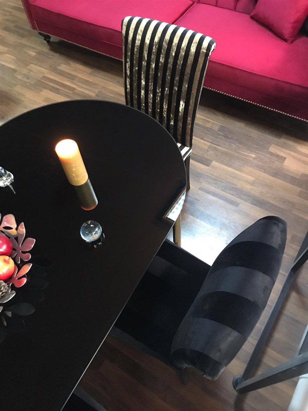 3A LUXURY GOLD & BLACK YEMEK TAKIMI