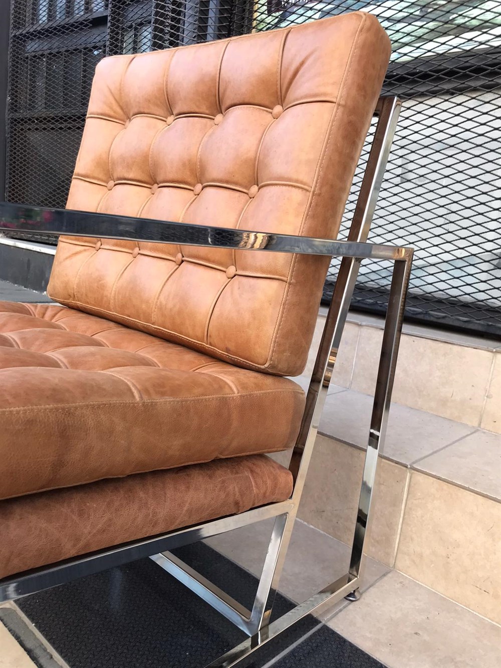 3A MOBİLYA  ELEGANCE HAKİKİ DERİ BERJER 