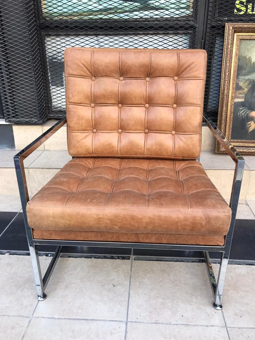 3A MOBİLYA  ELEGANCE HAKİKİ DERİ BERJER 