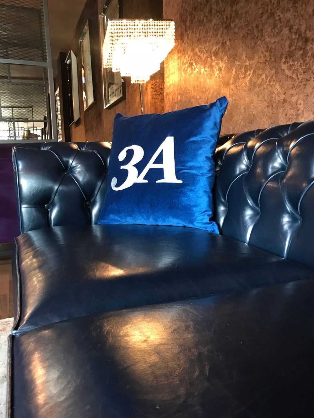 3A MOBİLYA  NEW DARK BLUE CHESTERFİELD