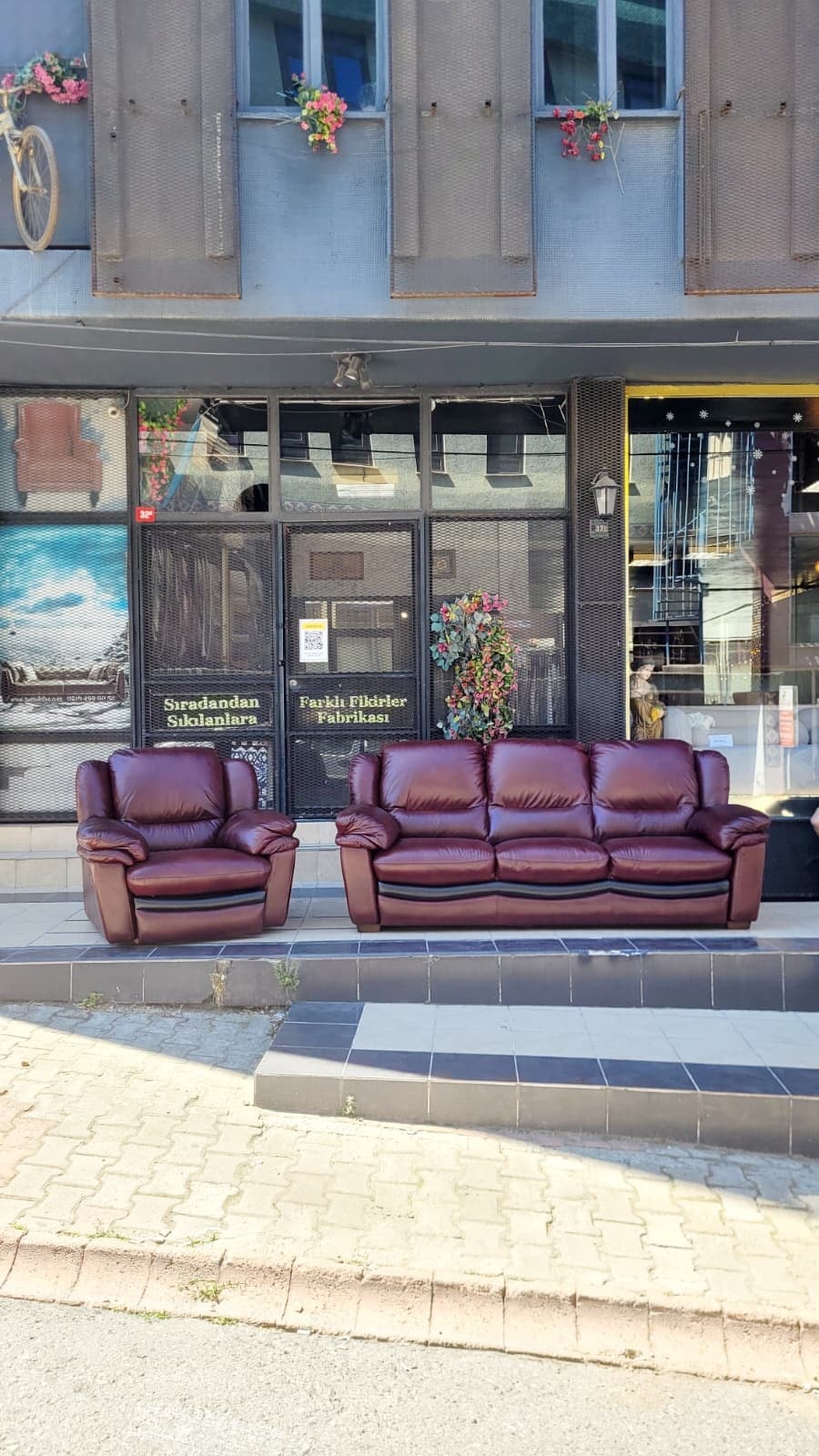 3A MOBİLYA 3+1  PREMİUM COMFORT HAKİKİ İTALYAN DERİ KANEPE & BERJER 