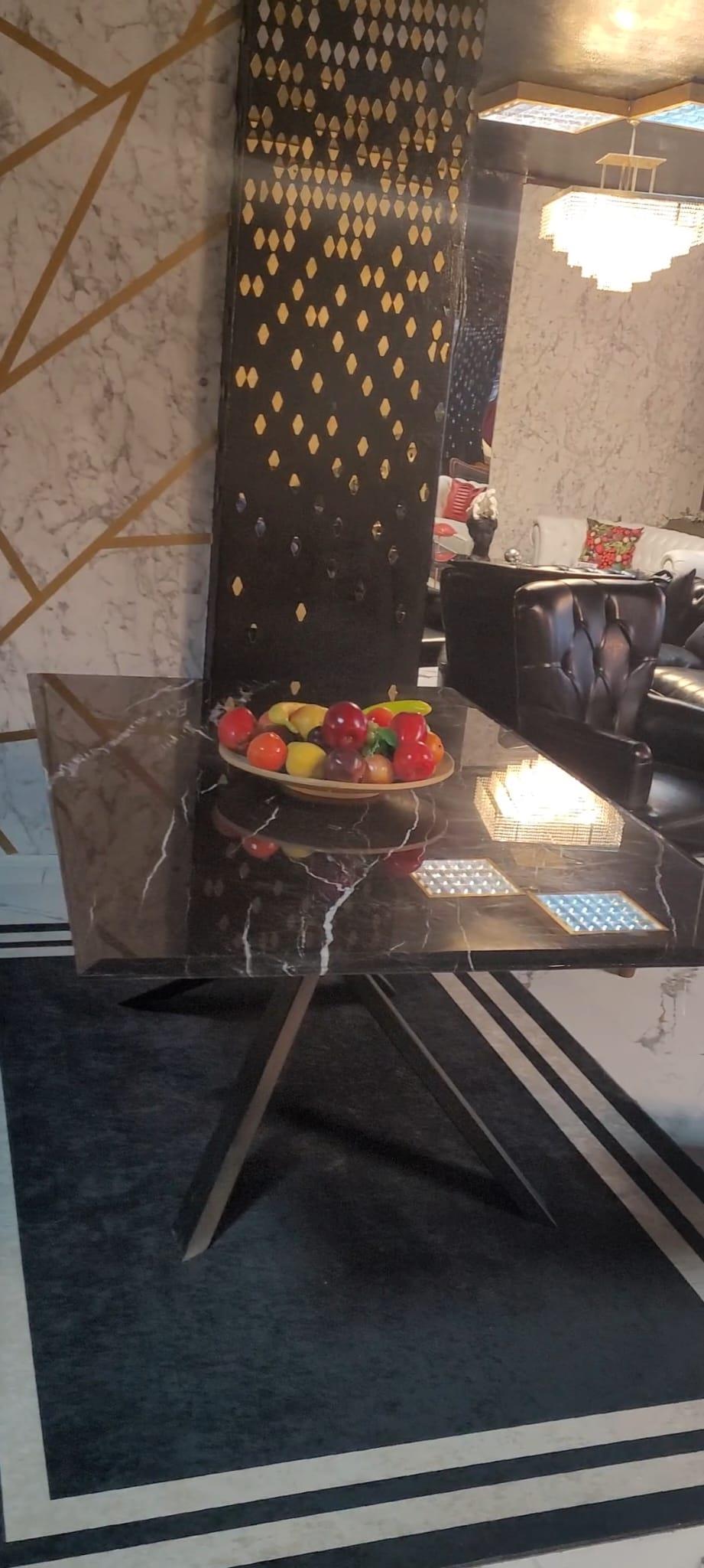 3A Mobilya Alexander Mermer Yemek Masası