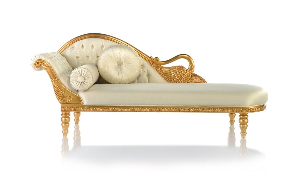 3A Mobilya Altın Varaklı Josephine Daybed