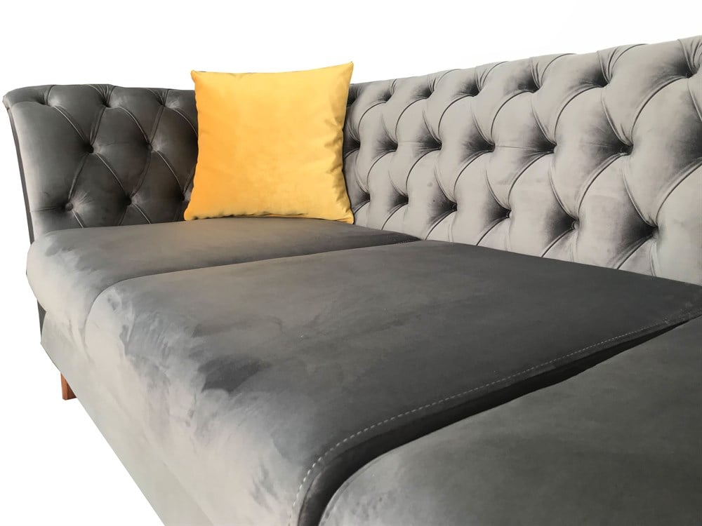 3A Mobilya Antirisit Moder Gri Chesterfield