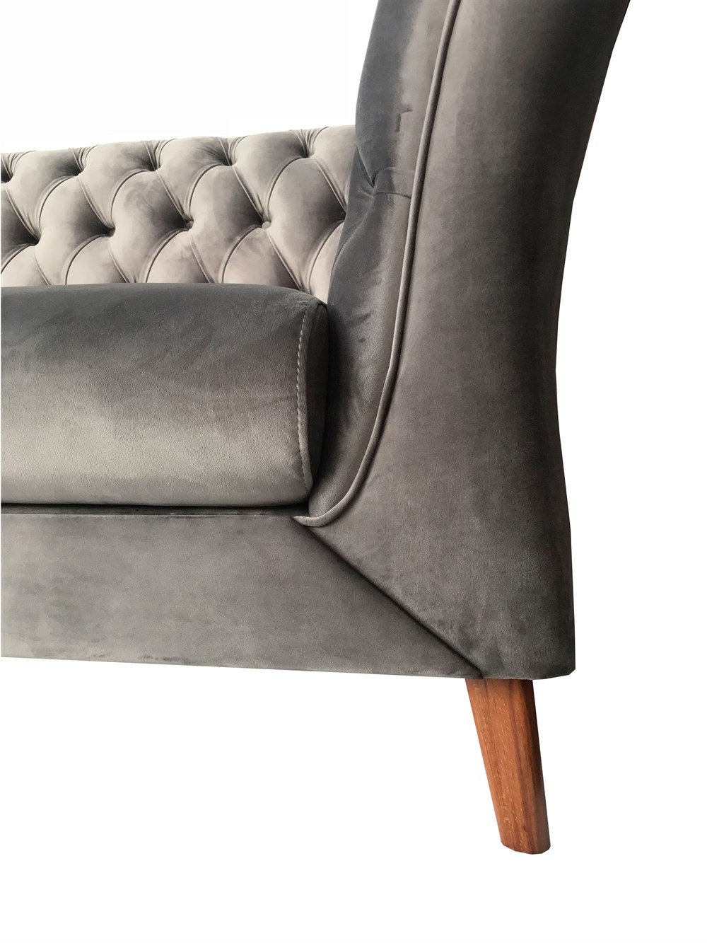 3A Mobilya Antirisit Moder Gri Chesterfield