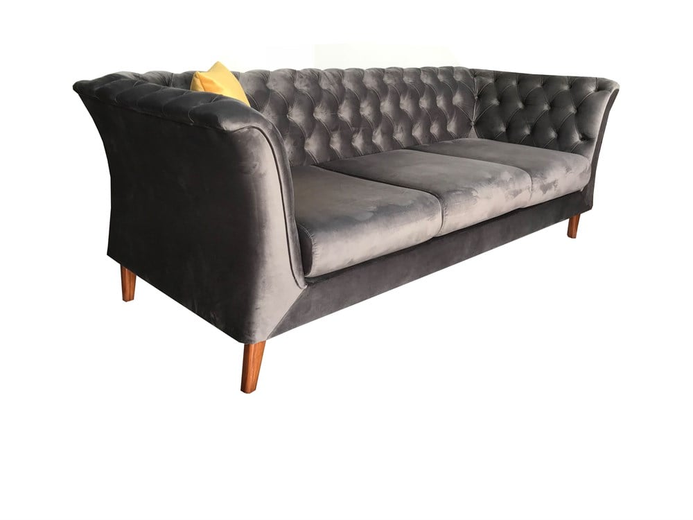 3A Mobilya Antirisit Moder Gri Chesterfield
