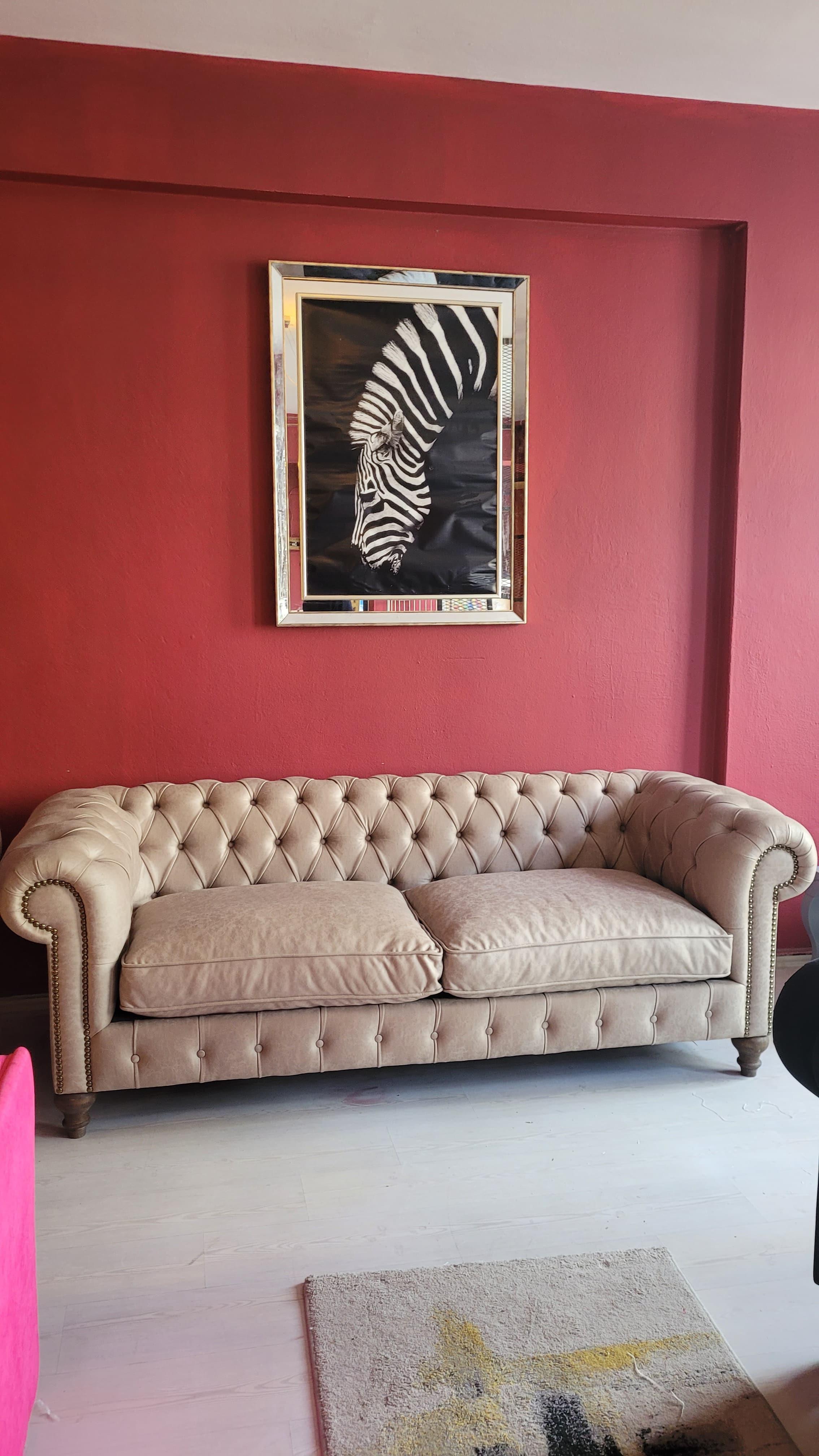 3A MOBİLYA ART  NUBUK CHESTERFİELD 