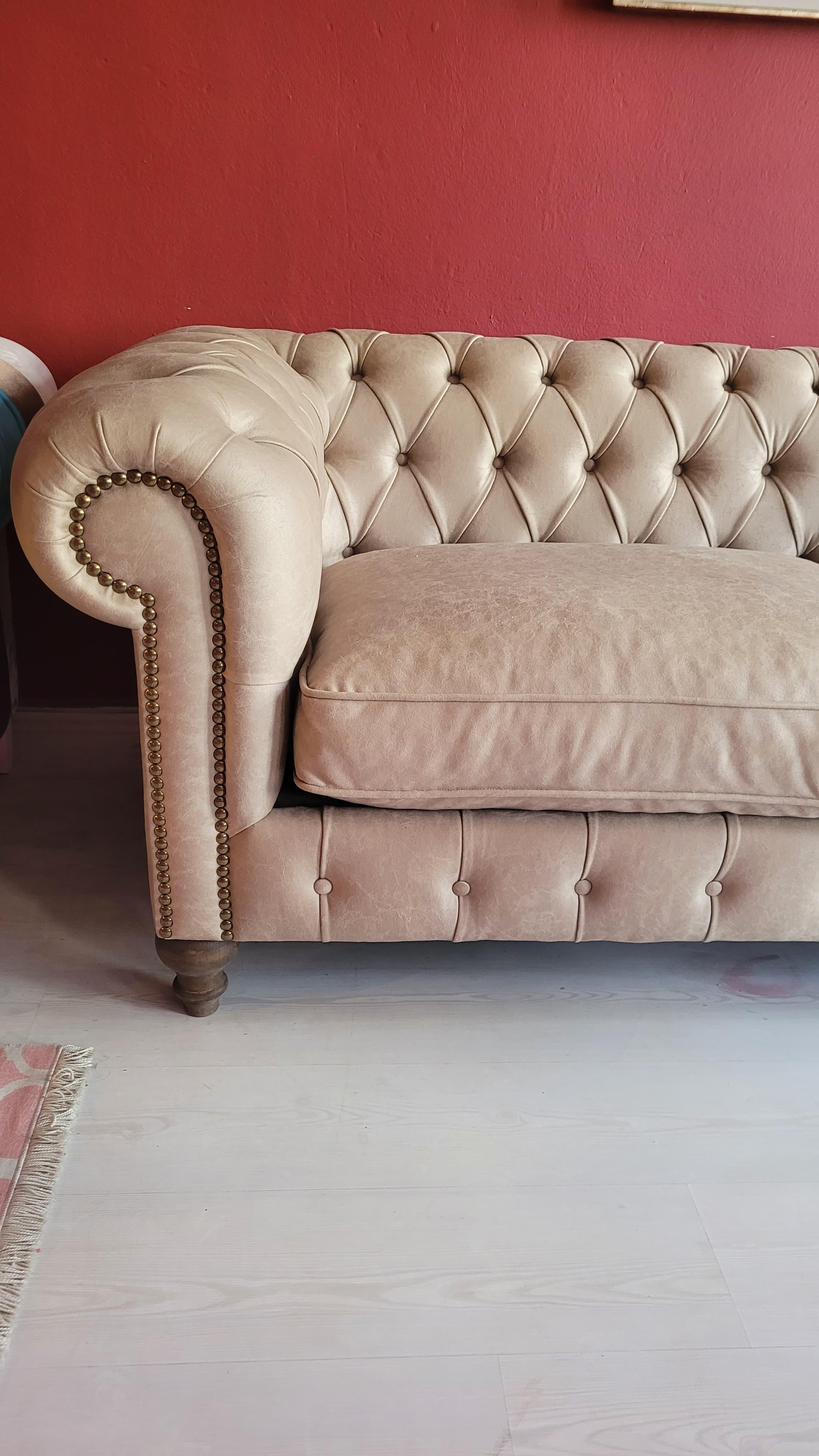 3A MOBİLYA ART  NUBUK CHESTERFİELD 