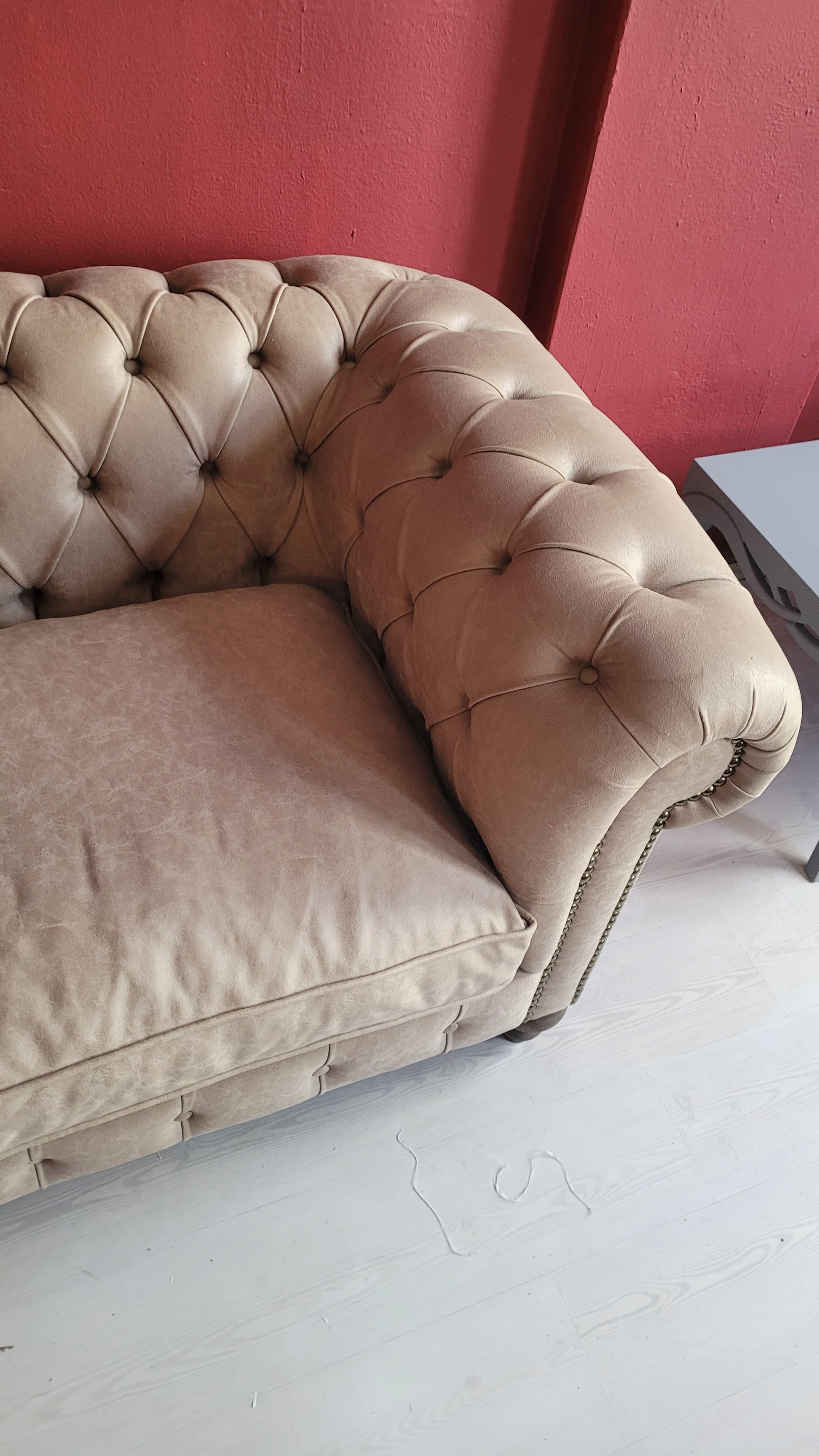 3A MOBİLYA ART  NUBUK CHESTERFİELD 