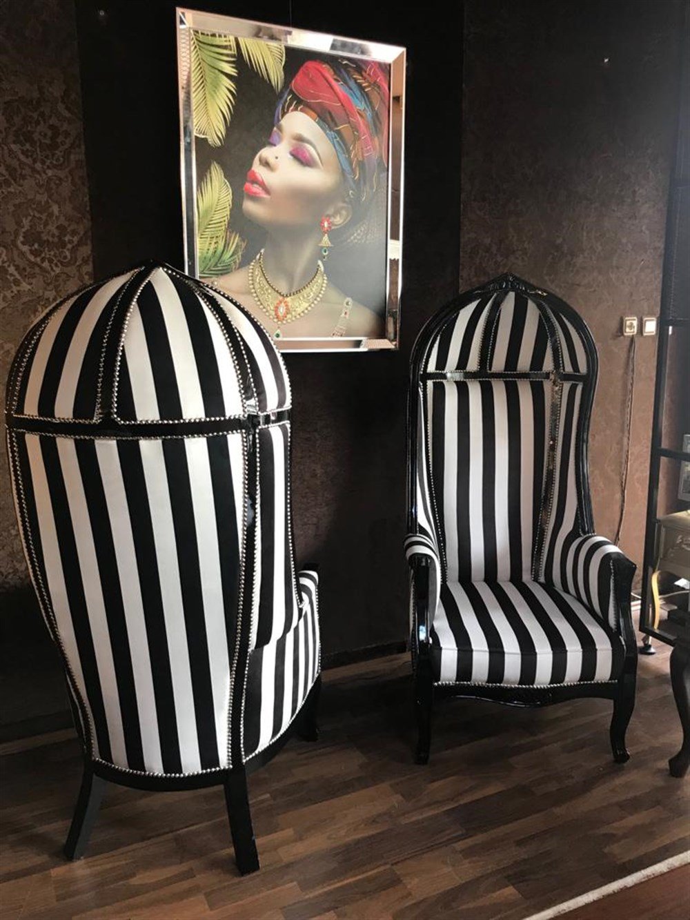 3A MOBİLYA BLACK AND WHİTE BERJER