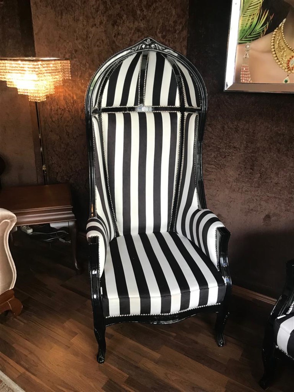 3A MOBİLYA BLACK AND WHİTE BERJER