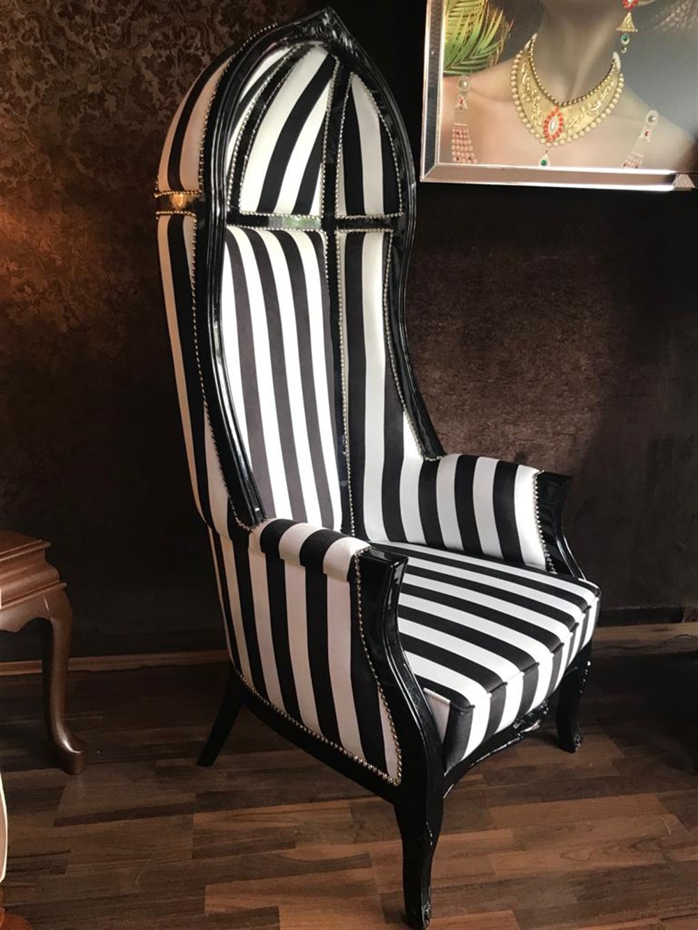 3A MOBİLYA BLACK AND WHİTE BERJER