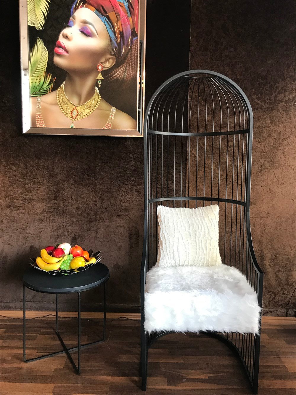 3A MOBİLYA BLACK KAFES BERJER