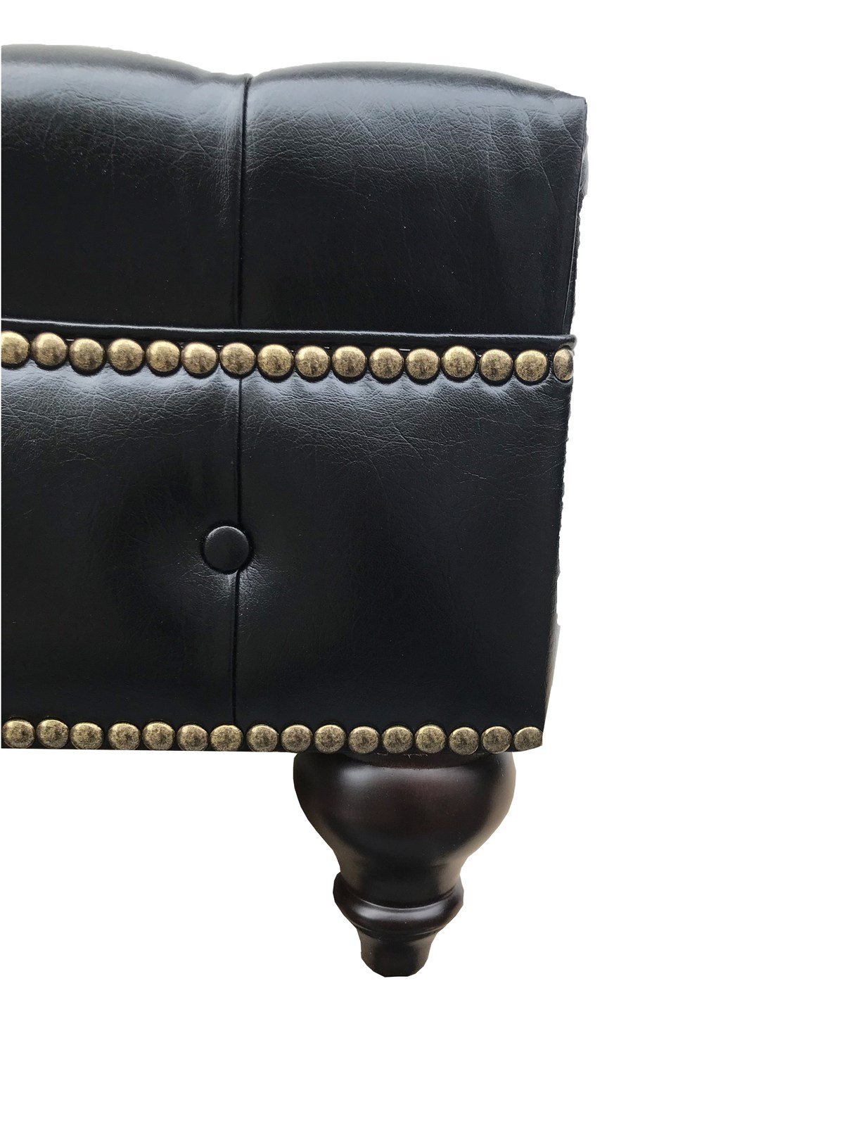 3A Mobilya Black Kapitone Puf