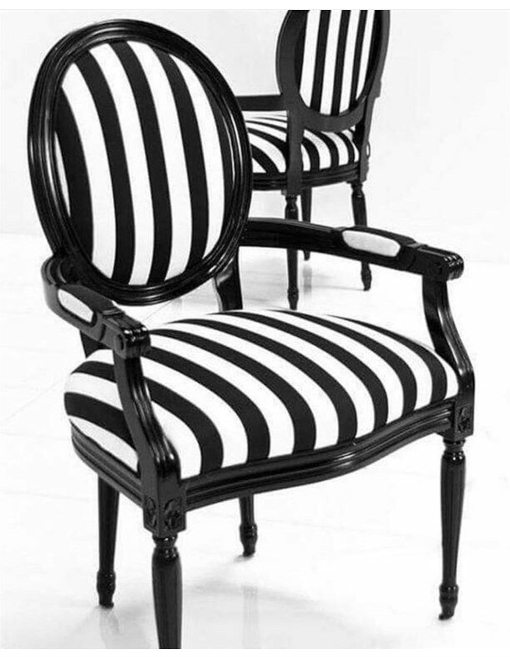 3A Mobilya black line berjer 