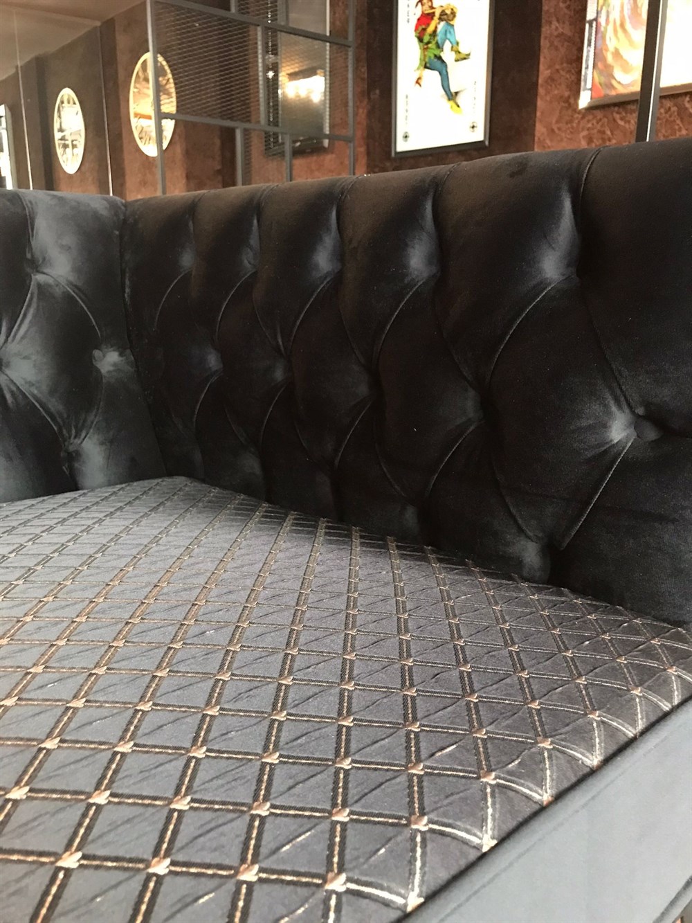 3A MOBİLYA BLACK LYON KANEPE BERJER 