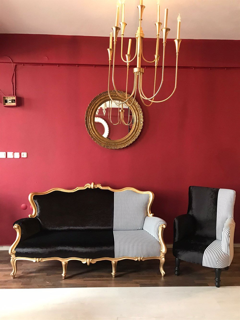 3A MOBİLYA  BLACK & WHİTA ROYAL KLASİK KANEPE 