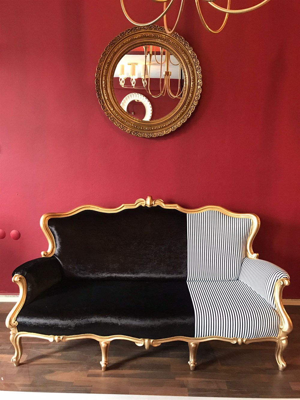 3A MOBİLYA  BLACK & WHİTA ROYAL KLASİK KANEPE 