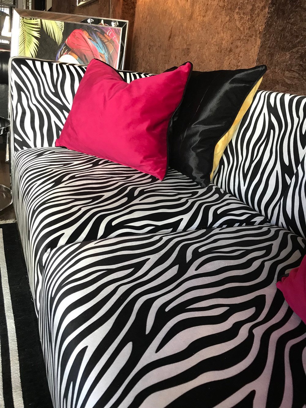 3A MOBİLYA BLACK ZEBRA KANEPE