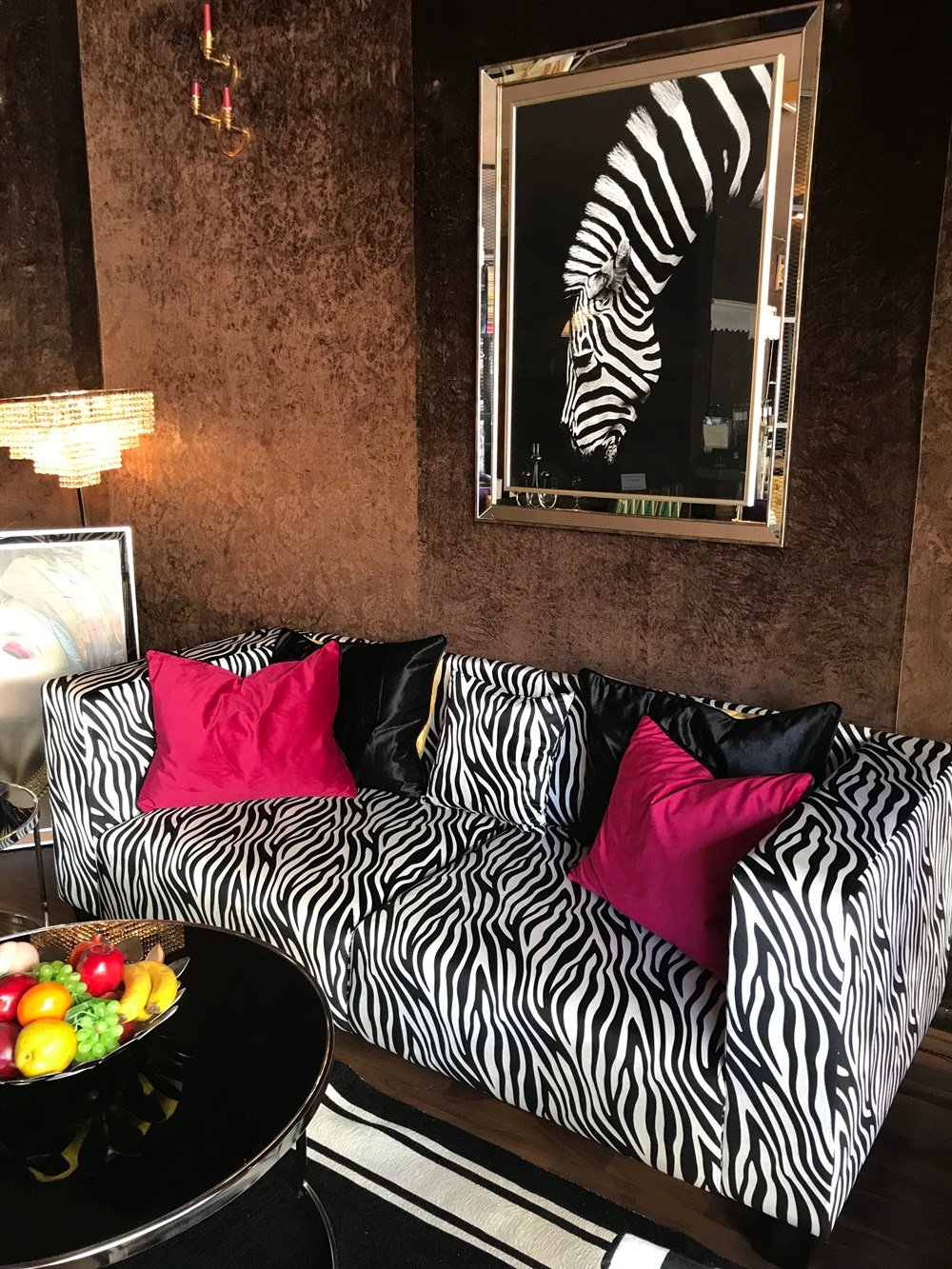 3A MOBİLYA BLACK ZEBRA KANEPE