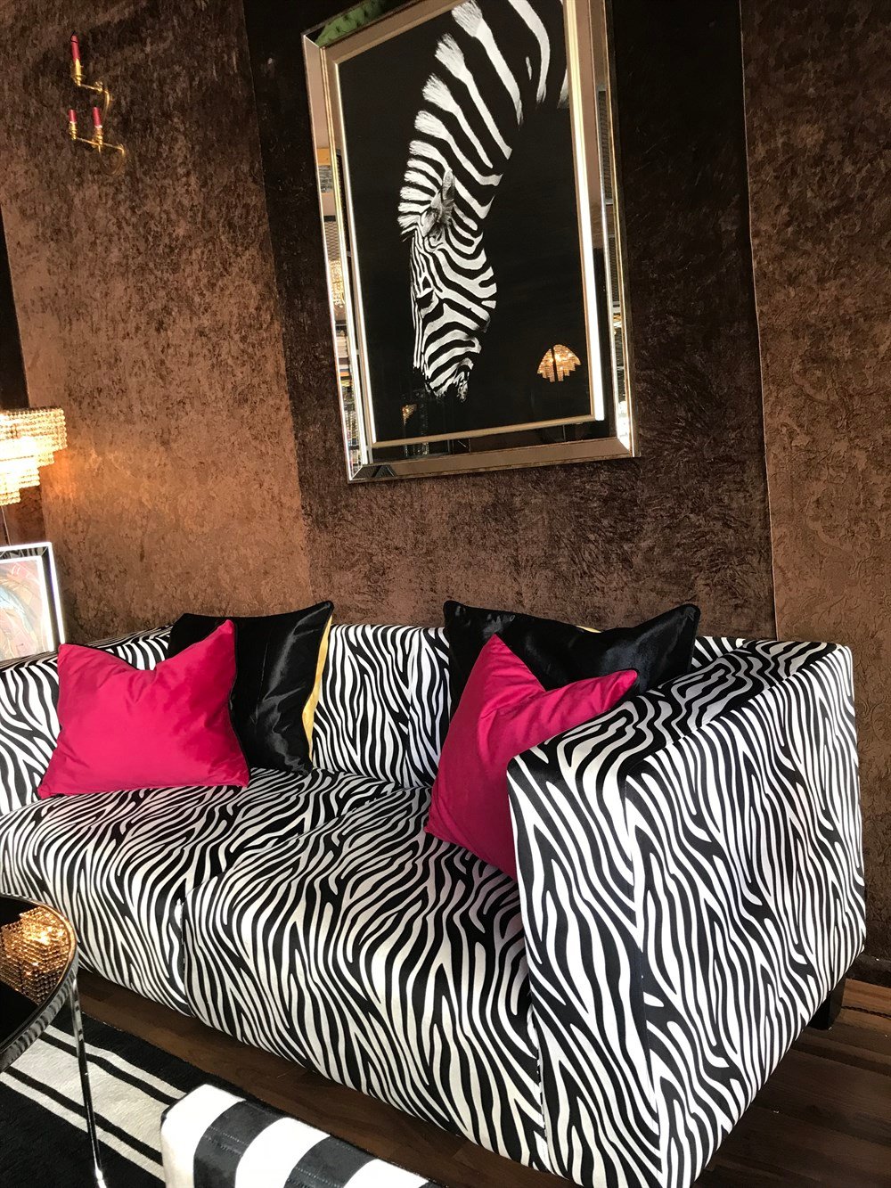 3A MOBİLYA BLACK ZEBRA KANEPE