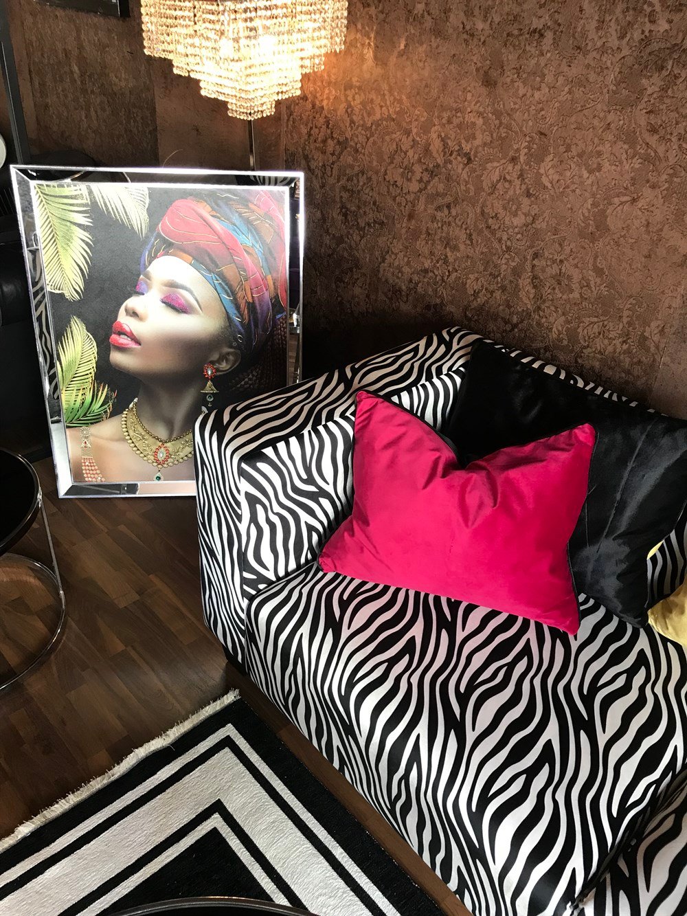 3A MOBİLYA BLACK ZEBRA KANEPE